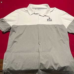 2019 PGA Championship bethpage black mens golf polo adidas XL